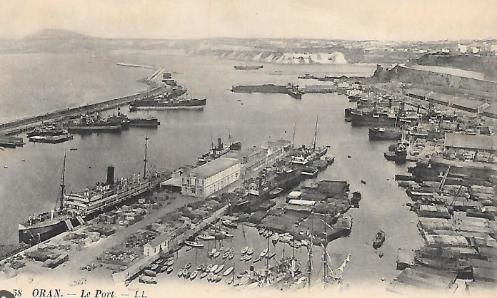 port d'oran ville d'Algérie