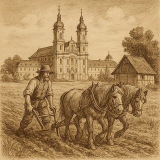 Christophe Benoît Keiser laboureur maçon Ebersmunster Alsace XVIIe siècle abbaye