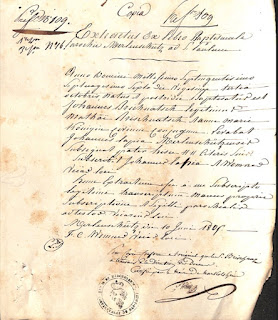 Dossier naturalisation Jean Brischnatz Archives nationales douanier Marckolsheim Alsace