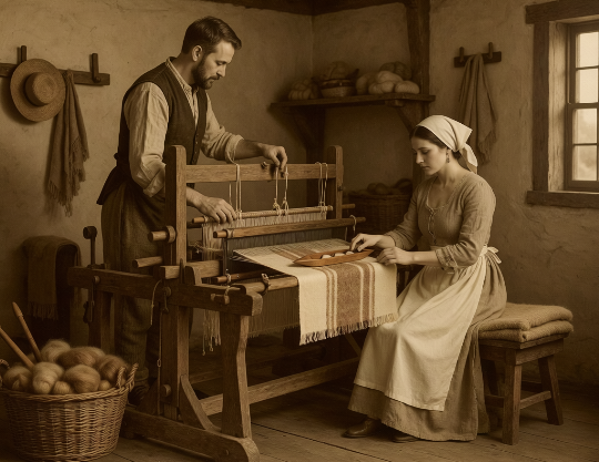 tisserands au xixè siècle dans le tarn