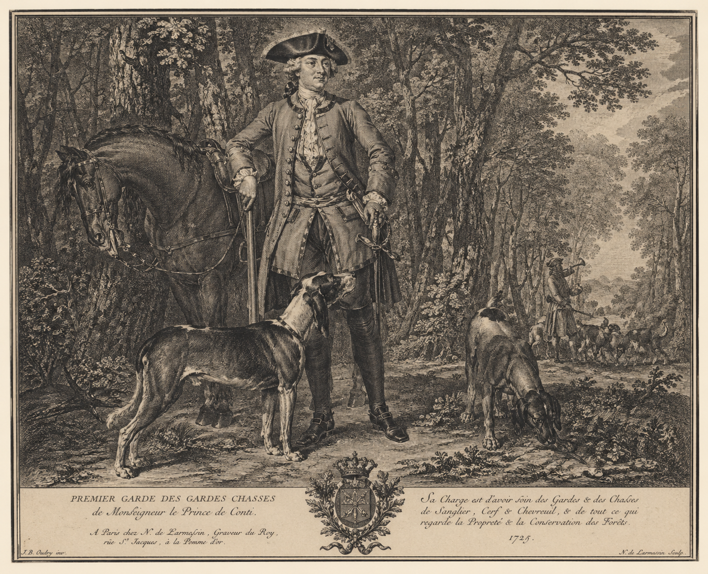 garde chasses du Prince de Conti