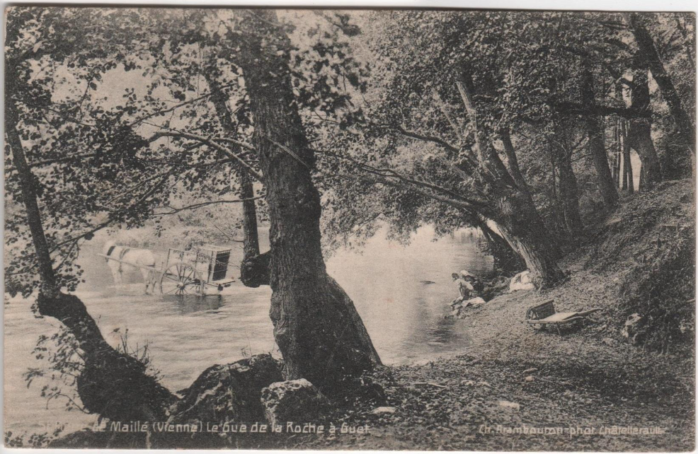 carte postale ancienne de saint pierre de maillé
